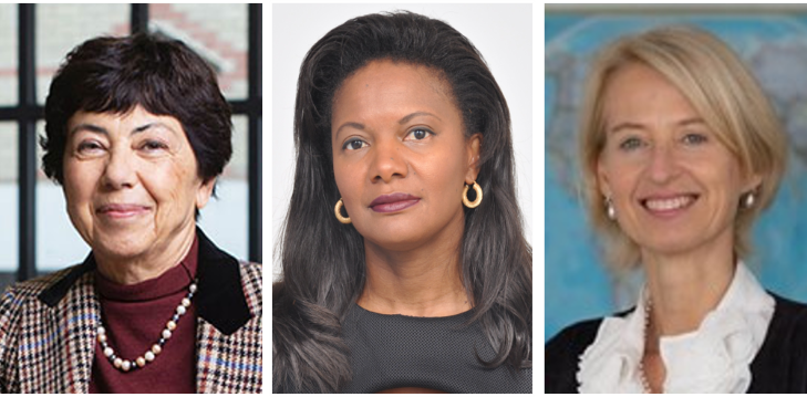 IFFIm new board members Monique Barbut, Hassatou Diop N’Sele, Ingrid van Wees
