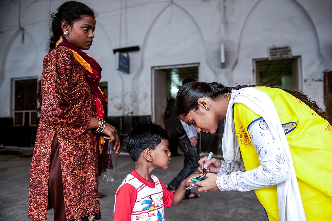 The efforts to stop polio promise to prevent innumerable children from lifelong paralysis. Credit: Gavi/India/Manpreet Romana.