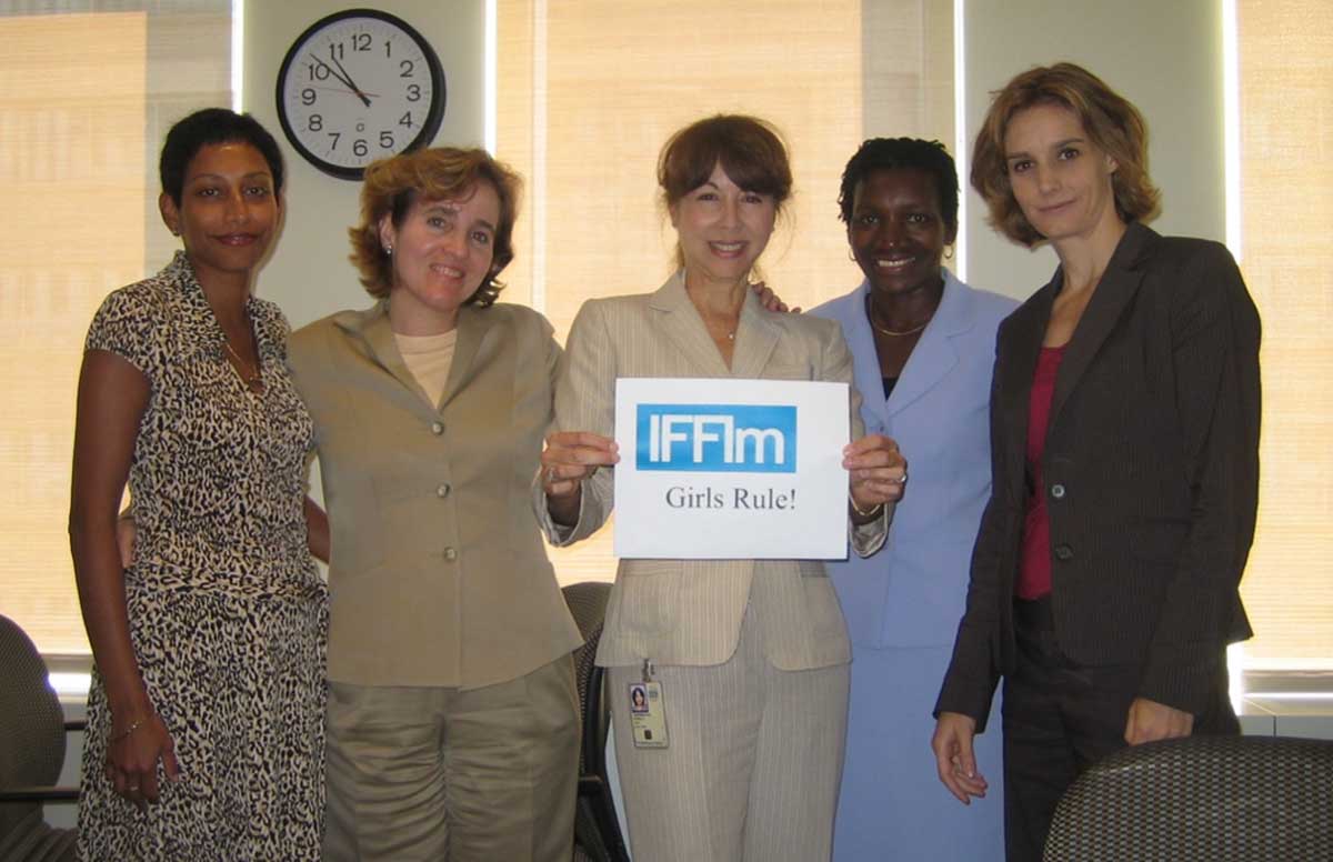 L-R: Samantha Naidoo, Alice Albright, Doris Herrera-Pol, Andrea Dore and Heike Reichelt in November 2006