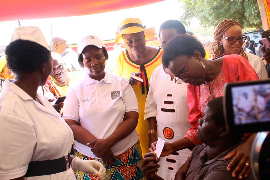 Lira referral hospital at the launch of the vaccine in Lira city. Credit: Goodluck Musinguzi