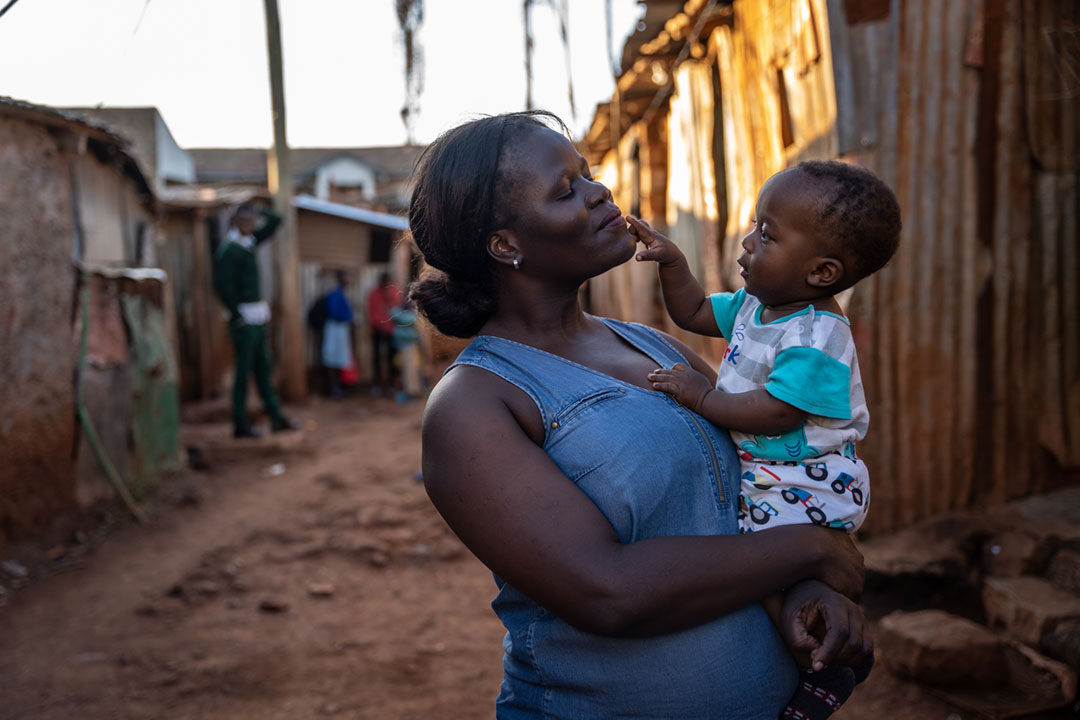 Beatrice Otieno's four children, aged 16, 13, 7, and 8 months have been able to receive various life-saving vaccines such as BCG, inactivated poliovirus vaccine, and measles vaccine, among others. Credit: Gavi/2023/Kelvin Juma
