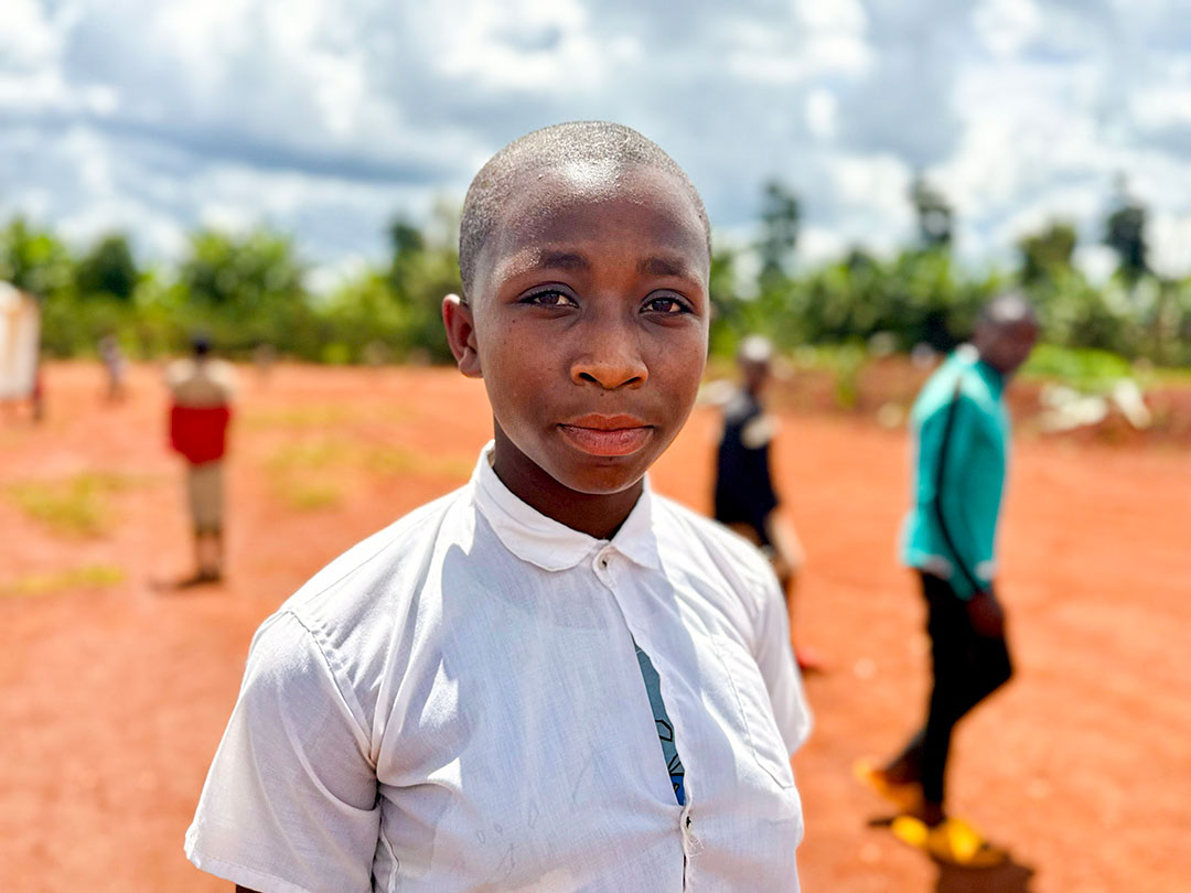 Giraneza Darlene a 13-year-old student at Kibimba primary school. Credit: Moses Havyarimana 